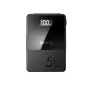 SmallRig VB50 mini V Mount Battery with OLED display showing 100% charge level, compact design, and 50 capacity