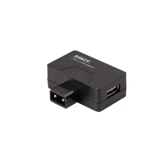 Адаптер SWIT S-7111 D-tap на USB с D-tap входом и USB выходом, предназначенный для зарядки USB-устройств при сохранении функции D-tap.