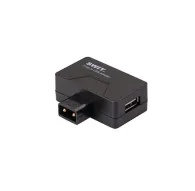Адаптер SWIT S-7111 D-tap на USB с D-tap входом и USB выходом, предназначенный для зарядки USB-устройств при сохранении функции D-tap.Адаптер SWIT S-7111 D-tap на USB с D-tap входом и USB выходом, предназначенный для зарядки USB-устройств при сохранении функции D-tap.
