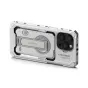 Tilta Khronos iPhone 16 Pro Max case in Titanium White - rear view showcasing modular locking clamp and camera protection
