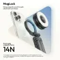 Стойка-трипод Ulanzi MA88 с магнитным креплением MagLock и силой притяжения 14N для быстрой фиксации смартфона, совместимая с MagSafe и поддерживающая многоугольные режимы съемки.