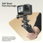 Ulanzi MT90 Cka quick-release tripod with 360° aluminum ball head, extended for versatile smartphone or action camera shooting angles