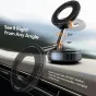 Ulanzi SK-25 mobilā telefona pievērsošais turētājs ar 360° rotāciju un 180° slīpumu, saderīgs ar MagSafe, spēcīga pieķeršanās līdz 5 kg, ideāls automašīnu interjeram