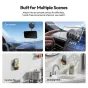 Ulanzi SK-25 smartphone suction cup holder mounted on a car window for secure hands-free use during travel