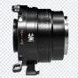 DZOFILM Marlin 1.4x Expander adapter for PL-mount cinema lenses with precision focus ring and durable metal construction