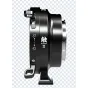 DZOFILM Octopus Adapter II PL-L Leica L-montāžas kamerām, melns metāla sānu skats, izceļot šīmu regulēšanas sistēmu un drošo bloķēšanas mehānismu.