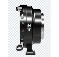 Адаптер DZOFILM Octopus Adapter II PL-L для камер Leica L-mount, боковой вид черного металлического корпуса с системой регулировки шима и надежным механизмом блокировки.Адаптер DZOFILM Octopus Adapter II PL-L для камер Leica L-mount, боковой вид черного металлического корпуса с системой регулировки шима и надежным механизмом блокировки.