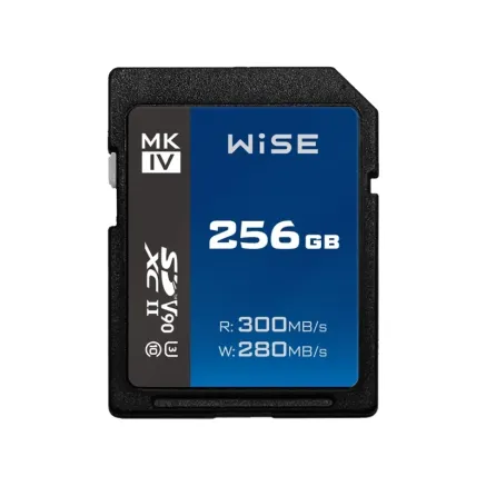 Wise 256GB SDXC UHS-II V90 MK-IV карта памяти