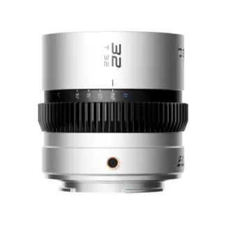 Blazar Beetle 32mm 1.33X anamorphic pancake lens for Canon RF mount with T3.2 aperture and 90° rotation feature
