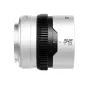 Blazar Beetle 32mm 1.33X Z-mount pancake anamorphic lens with T3.2 aperture and 90° rotation button for versatile filmmaking in horizontal and vertical formats