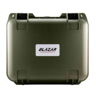 Blazar CATO 2X anamorphic lens hard carrying case for secure transport of up to 4 lenses, durable hard-shell with custom foam inserts, rear view