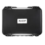 Blazar MANTIS 1.33X anamorphic lens set protective hard case with branded front panel, ideal for transporting 25mm, 50mm, and 75mm full-frame anamorphic lenses