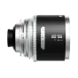 Blazar MANTIS 25mm T2.4 1.33X Full Frame Anamorphic Lens with PL Mount - front and side view showing T-stop aperture ring and 14-blade iris