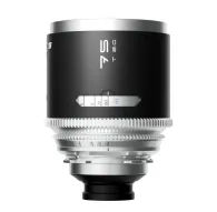 Blazar MANTIS 75mm T2.0 1.33X PL-mount anamorphic lens featuring a 14-blade iris, front view highlighting the T-stop aperture ring and 77mm filter threadBlazar MANTIS 75mm T2.0 1.33X PL-mount anamorphic lens featuring a 14-blade iris, front view highlighting the T-stop aperture ring and 77mm filter thread