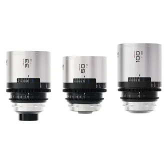 BLAZAR Remus 1.5X anamorfa kinolēcu komplekts ar 33mm T1.8, 50mm T2.0 un 100mm T2.0 PL montēm pilnformatīvajām filmēšanām