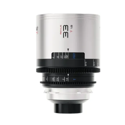 BLAZAR Remus 33mm T1.8 1.5X Full Frame Anamorphic Lens (Silver Flare)