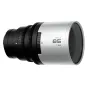 Blazar Remus-M 85mm T1.8 1.5X full-frame anamorphic lens for Sony E mount featuring a silver body, black focus and aperture rings, and a large front element with a 77mm filter thread.