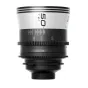 Blazar Viper 50mm T2.1 pilna kadra 1.5X anamorfa objektīvs ar ARRI PL montāžu, priekšējais skats ar 16 plātņu īrisu un 0.8 MOD fokusa mehānismu