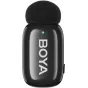 Boya wireless lavalier microphone mini 2-03 Lightning transmitter with illuminated power indicator, ultra-compact design for discreet use