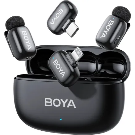 Boya беспроводной микрофон мини 2-01 Lightning/USB-C