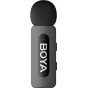 Boya BY-V30 USB-C bezvadu mikrofona pārraidītājs ar integrētu putu vēja aizsargu un USB-C savienojumu