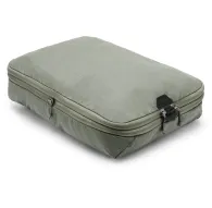 Peak Design Packing Cube Large in sage green with UltraZip tear-away closure and compression zip for efficient luggage organizationPeak Design Packing Cube Large in sage green with UltraZip tear-away closure and compression zip for efficient luggage organization