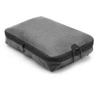 Peak Design Packing Cube Large in charcoal color features a durable fabric exterior, tear-away UltraZip, dual compartments, and a compression zip for efficient packing.Peak Design Packing Cube Large in charcoal color features a durable fabric exterior, tear-away UltraZip, dual compartments, and a compression zip for efficient packing.