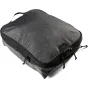 Peak Design Packing Cube Large ogļainā krāsā no sāna, ar izturīgu 70D nilona/poli blenda apvalku un diviem nodalījumiem ar zip zīmēm praktiskai ceļojumu bagāžas organizācijai