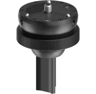 Peak Design Pro Leveling Base with 3/8-inch thread mount for third-party tripod heads, featuring a knurled adjustment ring and +/-20 degree leveling capability.Peak Design Pro Leveling Base with 3/8-inch thread mount for third-party tripod heads, featuring a knurled adjustment ring and +/-20 degree leveling capability.