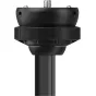 Peak Design Pro Leveling Base with 3/8-inch thread mount for third-party tripod heads and knurled adjustment ring for stability
