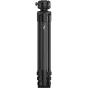 Peak Design Pro Lite Tripod black side view showcasing carbon fiber legs and adjustable center column for photography and videography