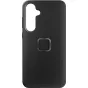 Peak Design Everyday Fabric Case for Samsung Galaxy S24+ - slim charcoal nylon canvas case with SlimLink magnetic lock for seamless MagSafe and Peak Design Mobile Ecosystem compatibility