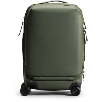 Peak Design Roller Pro Carry-On olīvzaļais koferis ar Cord Hook™ sistēmu un izturīgu laika apstākļu izturīgu audumu