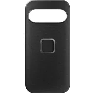 Peak Design Google Pixel 10 Pro Everyday Fabric Case - pelēks aizmugurējais skats ar SlimLink magnētiskās montāžas tehnoloģijuPeak Design Google Pixel 10 Pro Everyday Fabric Case - pelēks aizmugurējais skats ar SlimLink magnētiskās montāžas tehnoloģiju