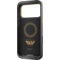 Peak Design GNAR Case for iPhone 17 Pro Max - black rugged phone case with removable USB-C port plug, textured edge, and machined aluminum buttons