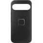 Peak Design Everyday Fabric Case Google Pixel 10 Pro XL - plāns melnas auduma apvalks ar teksturētu virsmu un izgriezumiem kamerai un pirkstu nospiedumu sensoram