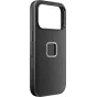 Peak Design iPhone 17 Pro Everyday Fabric Case - plāns čērna nīlona apvalks ar SlimLink magnētisko montāžtehnoloģiju