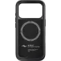 Peak Design Mobile Everyday Fabric Case for iPhone 17 Pro - sleek black rear view featuring SlimLink magnetic lock technology