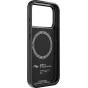 Peak Design Mobile Everyday Fabric Case for iPhone 17 Pro - slim black protective case with textured fabric exterior and rubberized bumper, featuring a circular logo and compatible with MagSafe and Peak Design Mobile ecosystem