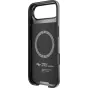 Peak Design iPhone 17 Air Everyday Fabric Case - mugurējā puse ar SlimLink magnētisko tehnoloģiju un teksturētu audumu