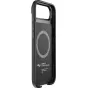 Peak Design Everyday Fabric Case iPhone 17 Air - plāns melns čaula ar SlimLink™ magnētisko savienojumu, saderīgs ar Peak Design mobilās ekosistēmas