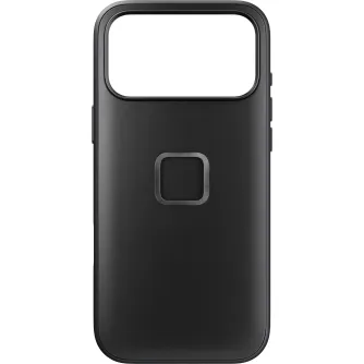 Peak Design Everyday Fabric Case for Apple iPhone 17 Pro Max - slim black protective case with a minimalist design and SlimLink magnetic mounting technology