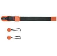 Наручный ремень Peak Design Cuff с регулируемым алюминиевым зажимом, черно-оранжевым ремнем и соединителями V4 для надежной защиты от падений камерыНаручный ремень Peak Design Cuff с регулируемым алюминиевым зажимом, черно-оранжевым ремнем и соединителями V4 для надежной защиты от падений камеры