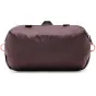Peak Design Shoe Pouch eclipse maroon waterproof pouch with UltraZip closure, rear view