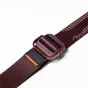 Peak Design Slide Lite camera strap with durable maroon nylon webbing and secure metal buckle, featuring quick-adjusters and Anchor Link system compatibility