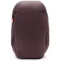 Peak Design Travel Backpack 30L Eclipse maroon front view with magnetic strap flaps and weather-resistant 400D nylon