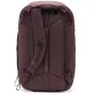 Peak Design Travel Backpack 30L in Eclipse color, burgundy rear view featuring waterproof bottom, reinforced handles, and theft-resistant zipper pull for secure travel and everyday use