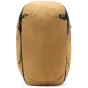Рюкзак Peak Design Travel Backpack 30L цвета койот с передней стороны из прочного материала Coyote X-Pac с магнитными клапанами для стягивания ремней
