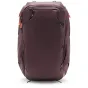 Peak Design Travel Backpack 45L Eclipse front view with expandable storage, padded straps, and durable 400D recycled nylon