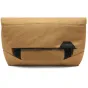 Peak Design Field Pouch V2 Coyote tan quilted expandable bag with adjustable strap and roll-top closure